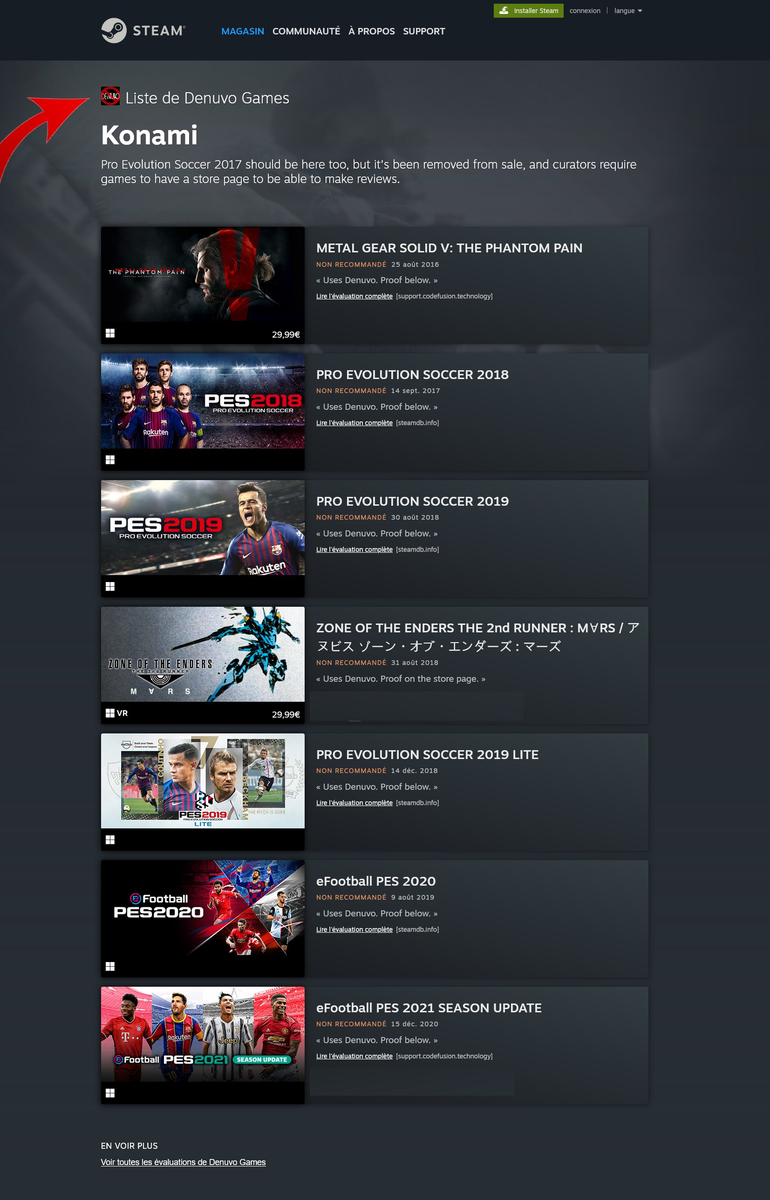 Как подсказывает страница в Steam, Конами уже сотрудничали с Denuvo в других проектах