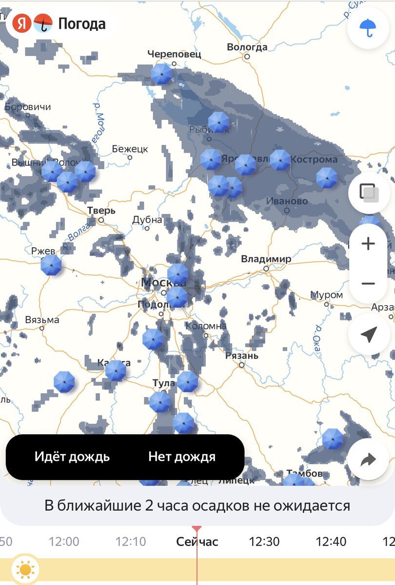 Погода в боровичах карта осадков