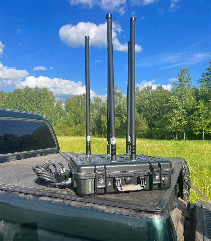 Купольный подавитель БПЛА от "Кайсант" под названием "Аргус-Купол - 1"    Изображение Кайсант