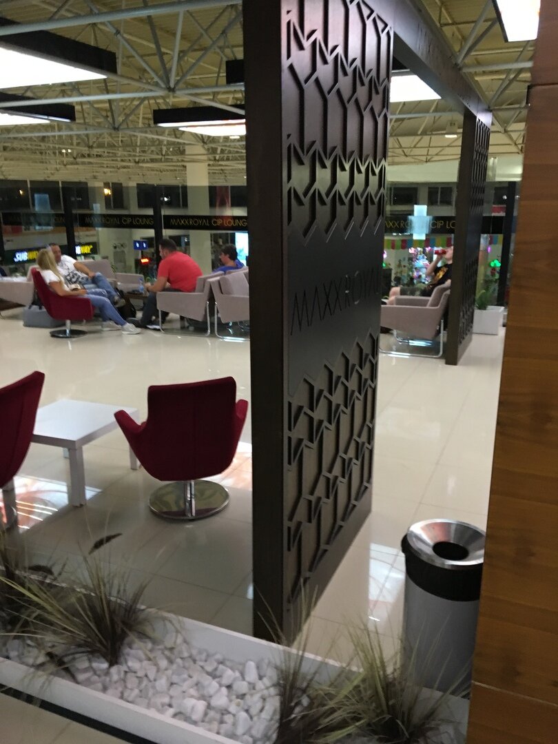 Зал ожидания для бизнес-класса в Турции.