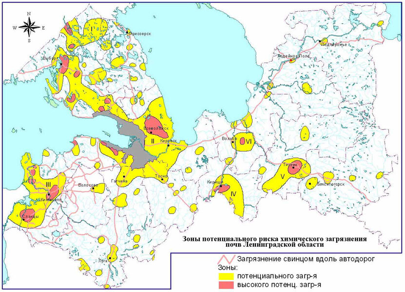 Карта категорий земель ленинградской области