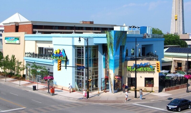 Кафе Margaritaville на Ямайке.