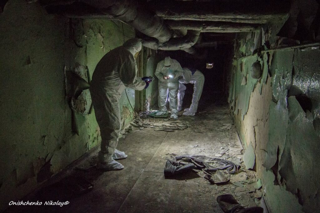 Фото подвала больницы в припяти