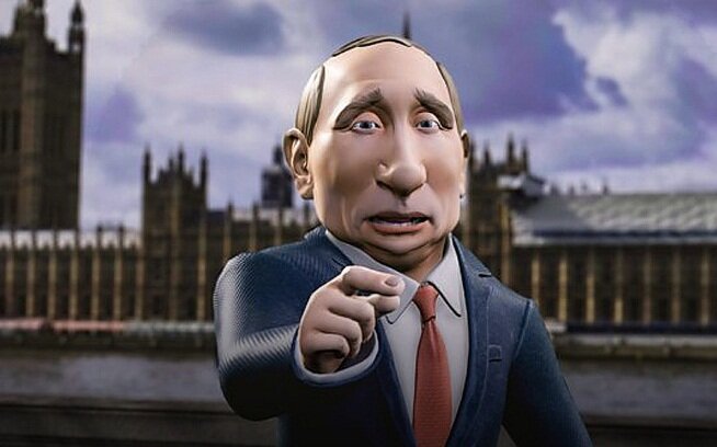 Кадр из шоу: "Вечер с Владимиром Путиным"