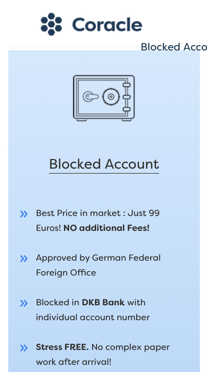 Блокированный счёт в Coracle. Sperrkonto. Blocked Account. Part 1. |  Maskenbildnerin | Дзен
