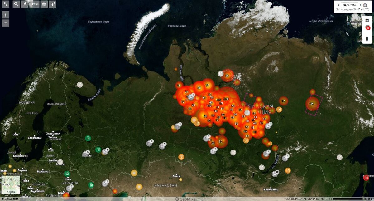 Карта пожаров краснодарского края