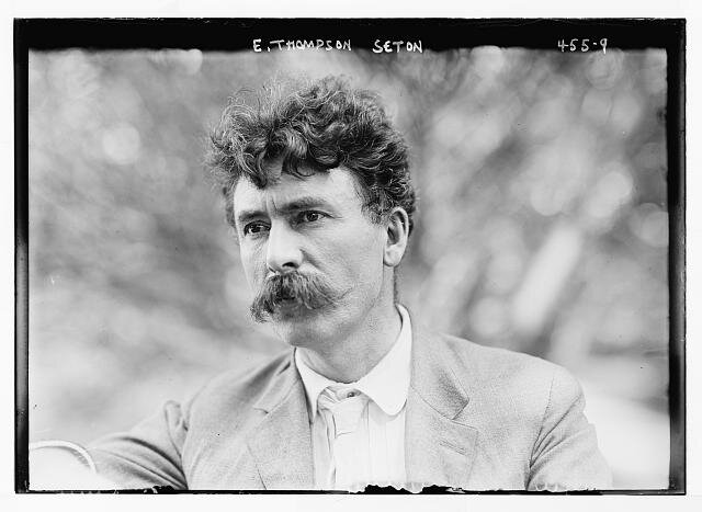 Эрнест Сетон-Томпсон (Library of Congress Prints and Photographs Division, LC-DIG-ggbain-02076) 