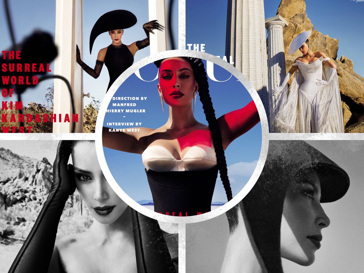 Ким Кардашьян снялась для арабского журнала Vogue для сентябрьского выпуска