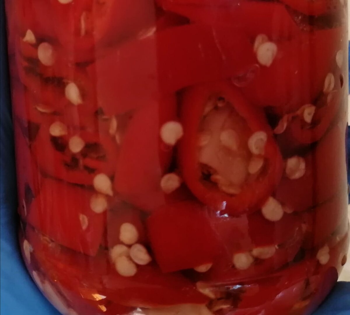 Готовлю перец чили на зиму в масле