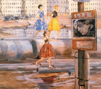 "Первые модницы нового квартала", 1961 год. Для сравнения.