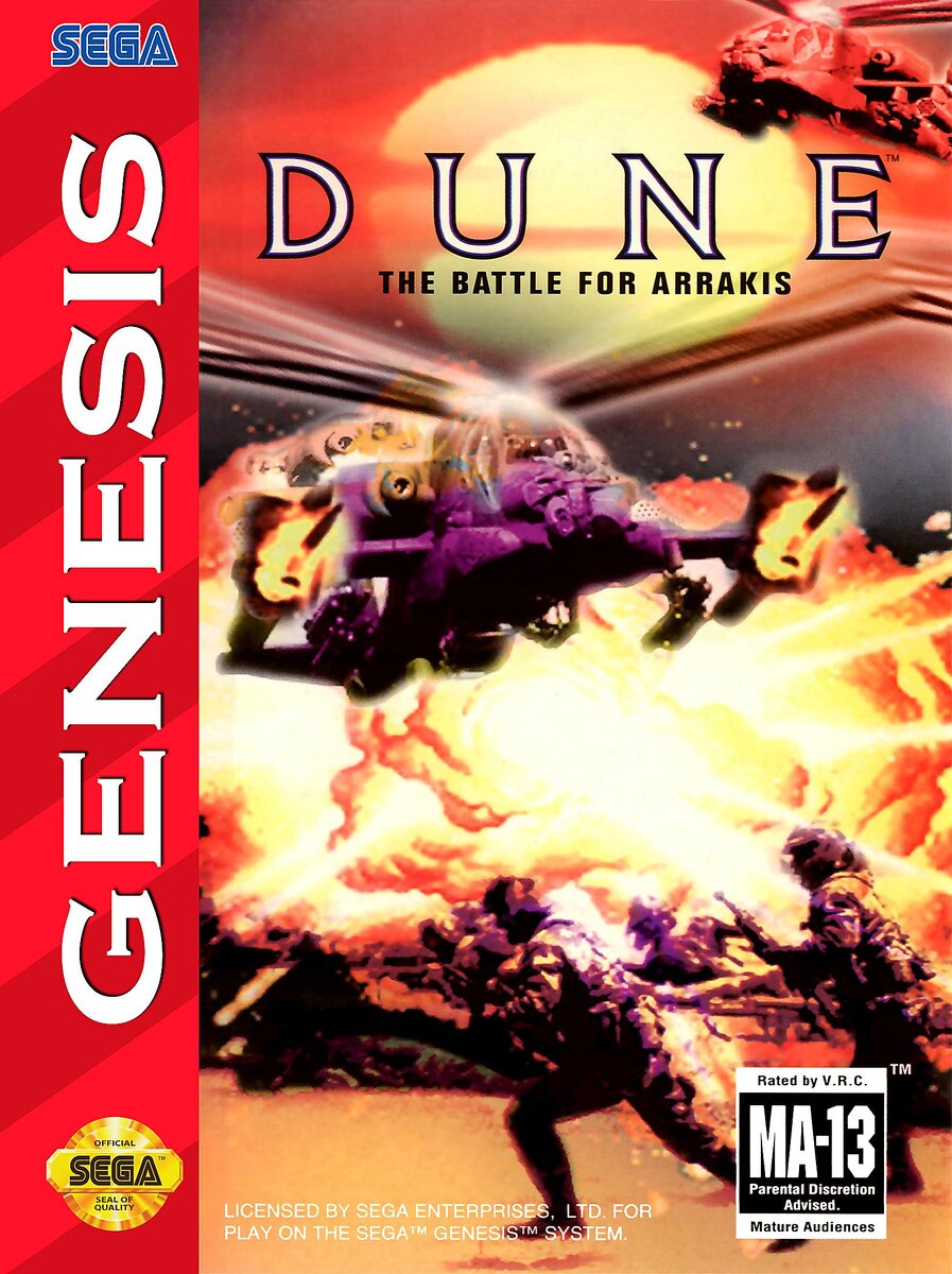 Дюна битва за арракис игра. Dune Sega Mega Drive 2. Dune Sega Genesis картридж. Dune 2 Sega. Dune the Battle for ARRAKIS Sega обложка.