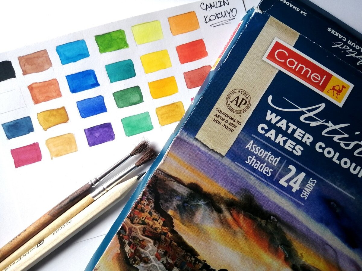 Мои новые краски из Индии