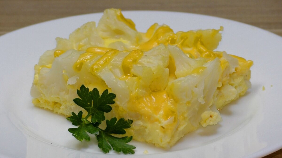 Запеканка с цветной капустой