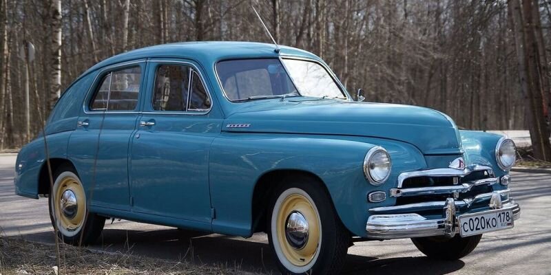 Автомобиль ГАЗ - М20. Победа. Фото взято из интернет - источника: https://all-auto.org/2958-gaz-m20-pobeda.html