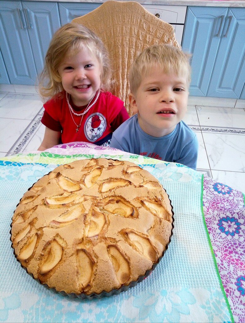 Получившийся бисквит