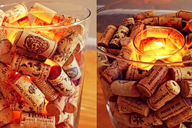 Такие подсвечники очень эффектно смотрятся.