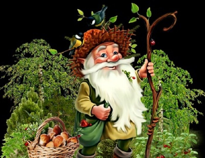 леший и грибы 