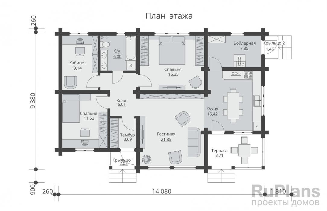 Гостиная со вторым светом планировка