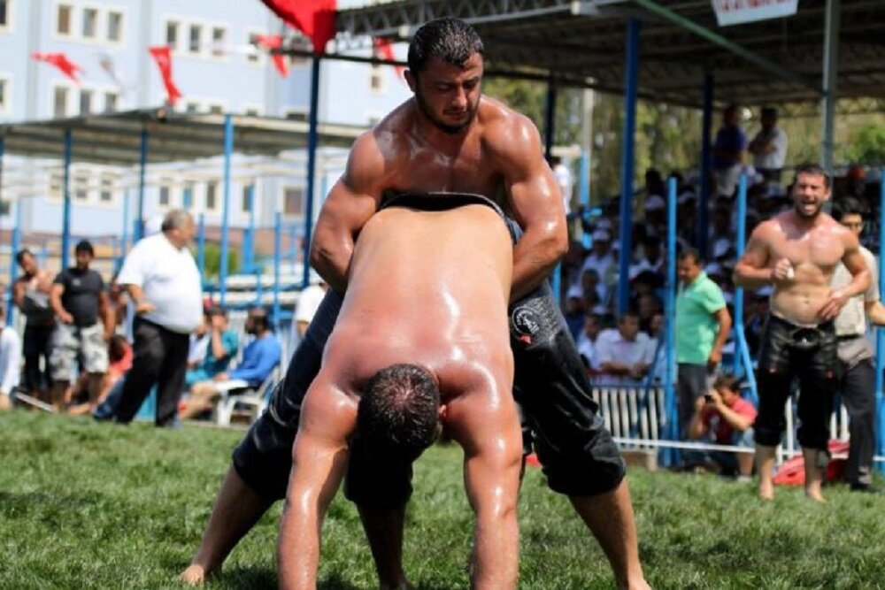 Black Oil Wrestling