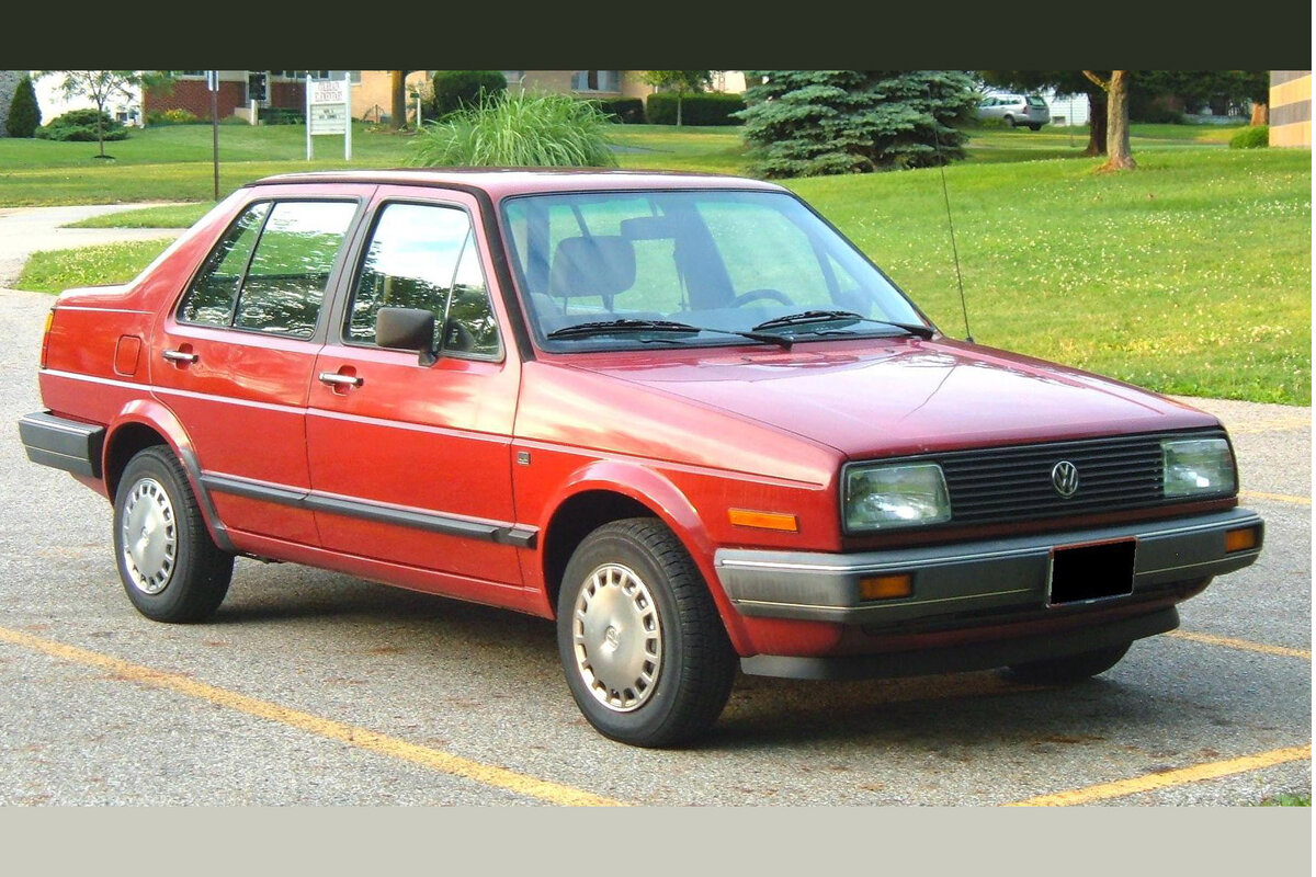 Volkswagen Jetta II, 4-дверный вариант для США образца 1984 года