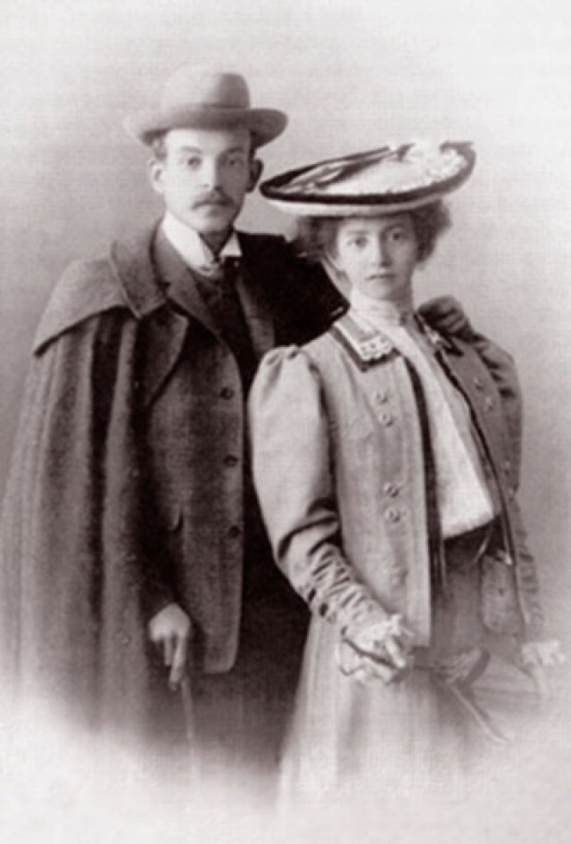 Вера Комиссаржевская и Владимир Муравьев