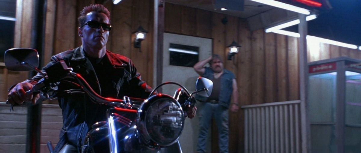 Кадр из фильма «Терминатор 2: Cyдный день» 