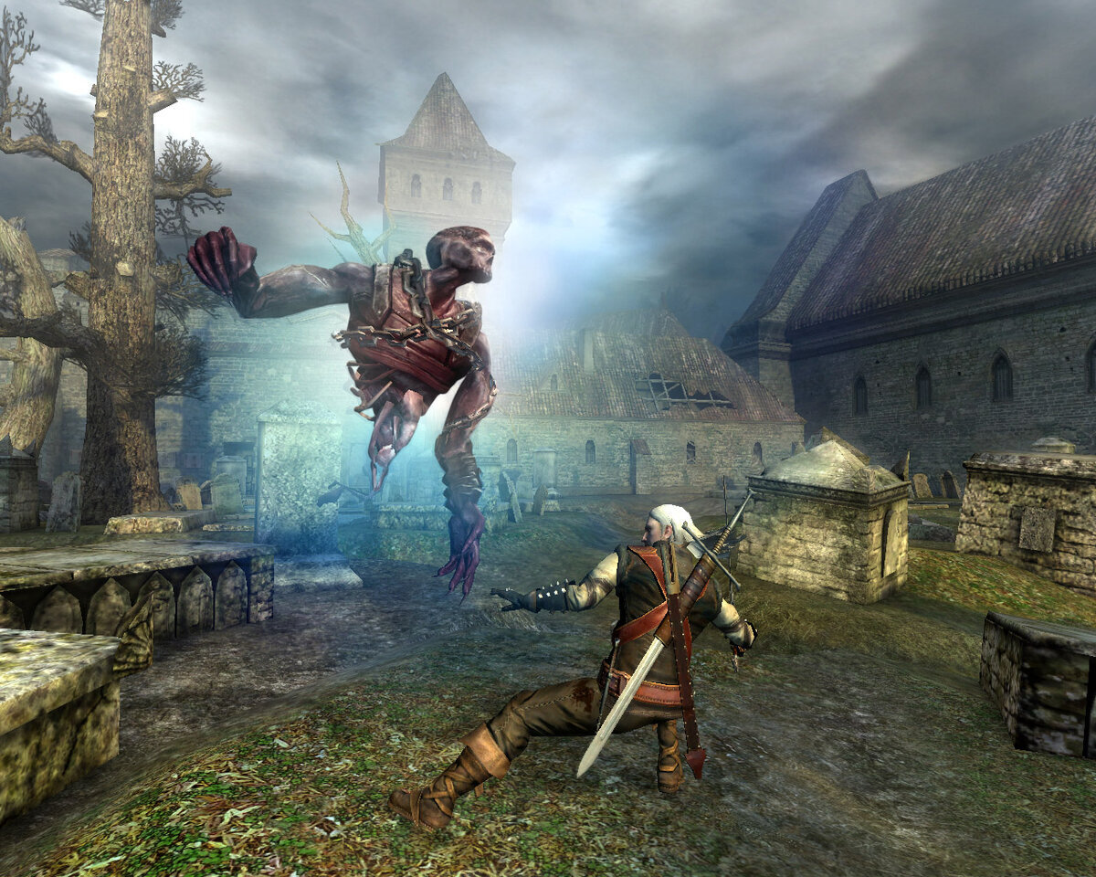 Году последняя версия. Ведьмак игра 2007. The Witcher 1 игра. Первый Ведьмак игра. Игра Ведьмак 2007 года