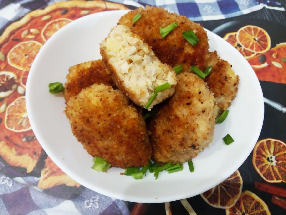 Сочные котлеты из фарша пюре
