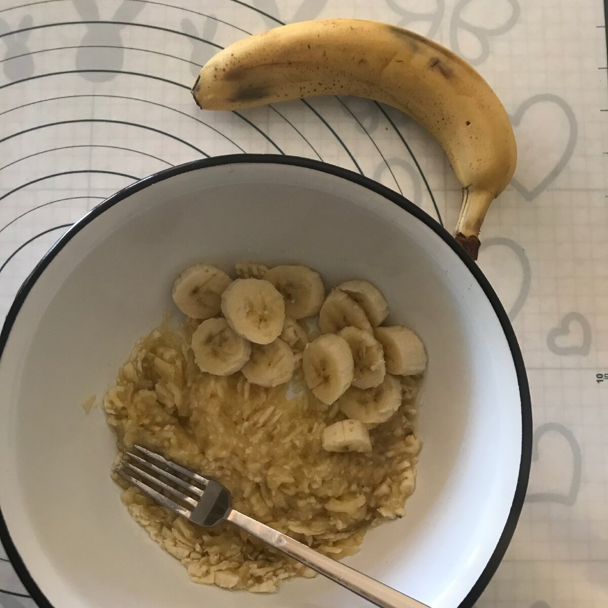 Бананы берём среднего размера