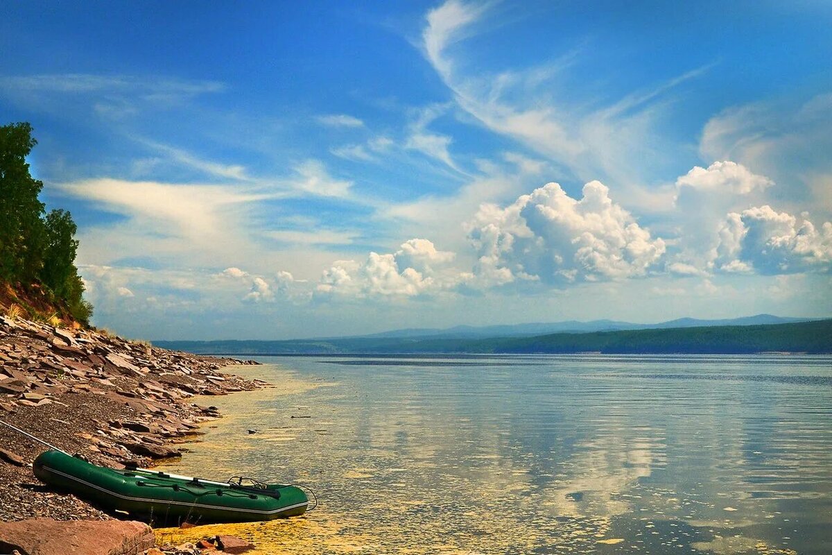 Красноярское водохранилище фото