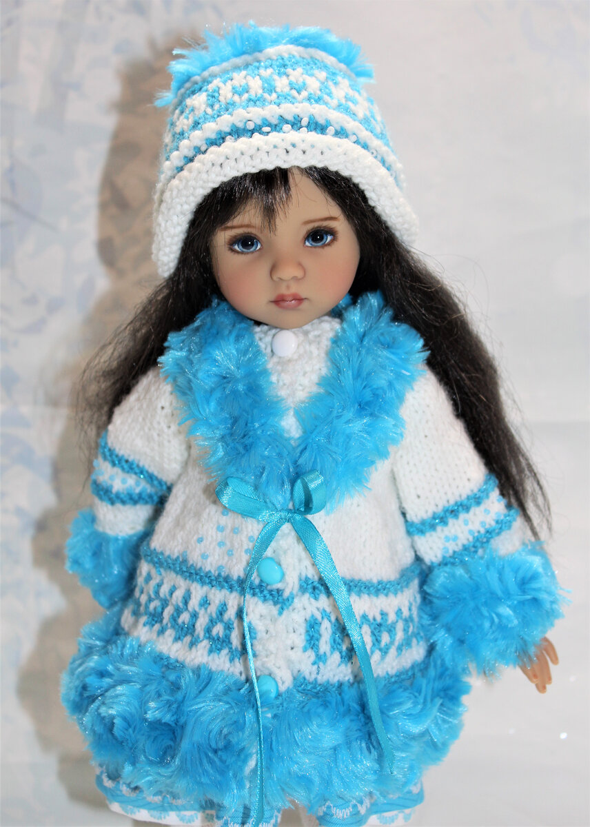Зимний наряд для голубоглазки, фото и работа автора