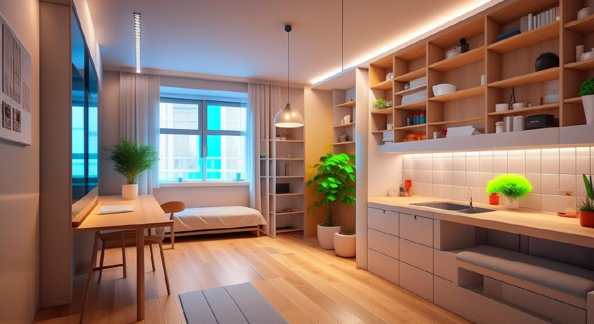 Дизайн квартиры студии