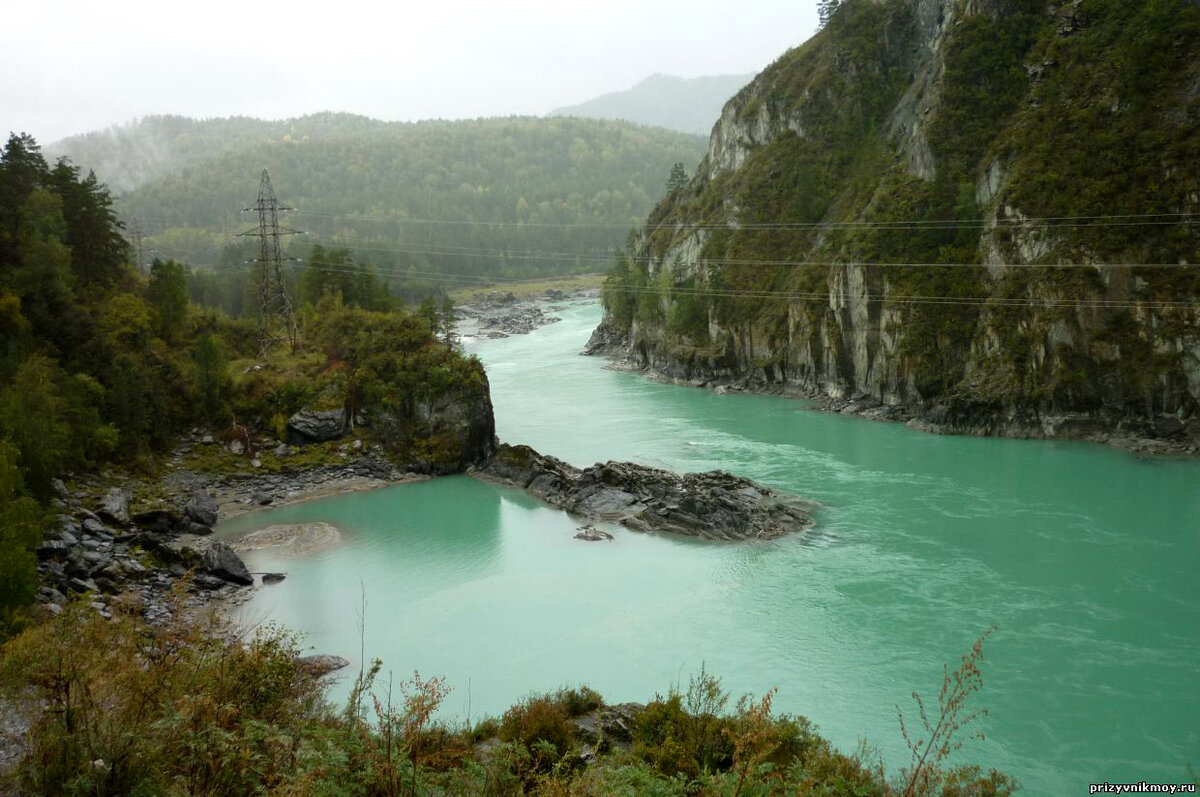 Водные ресурсы бирюзовая Катунь