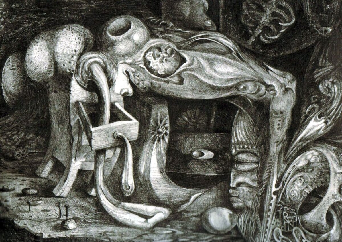 Рисунок шизофреника, свободный доступ.