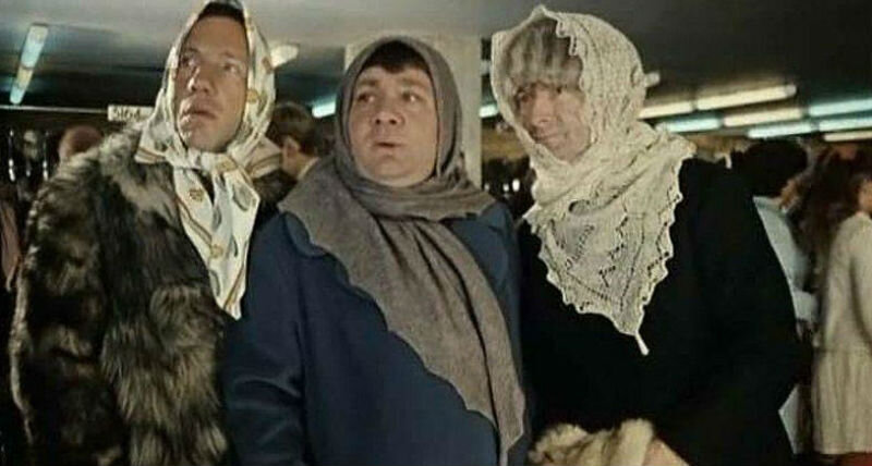 Кадр из фильма "Джентльмены удачи"