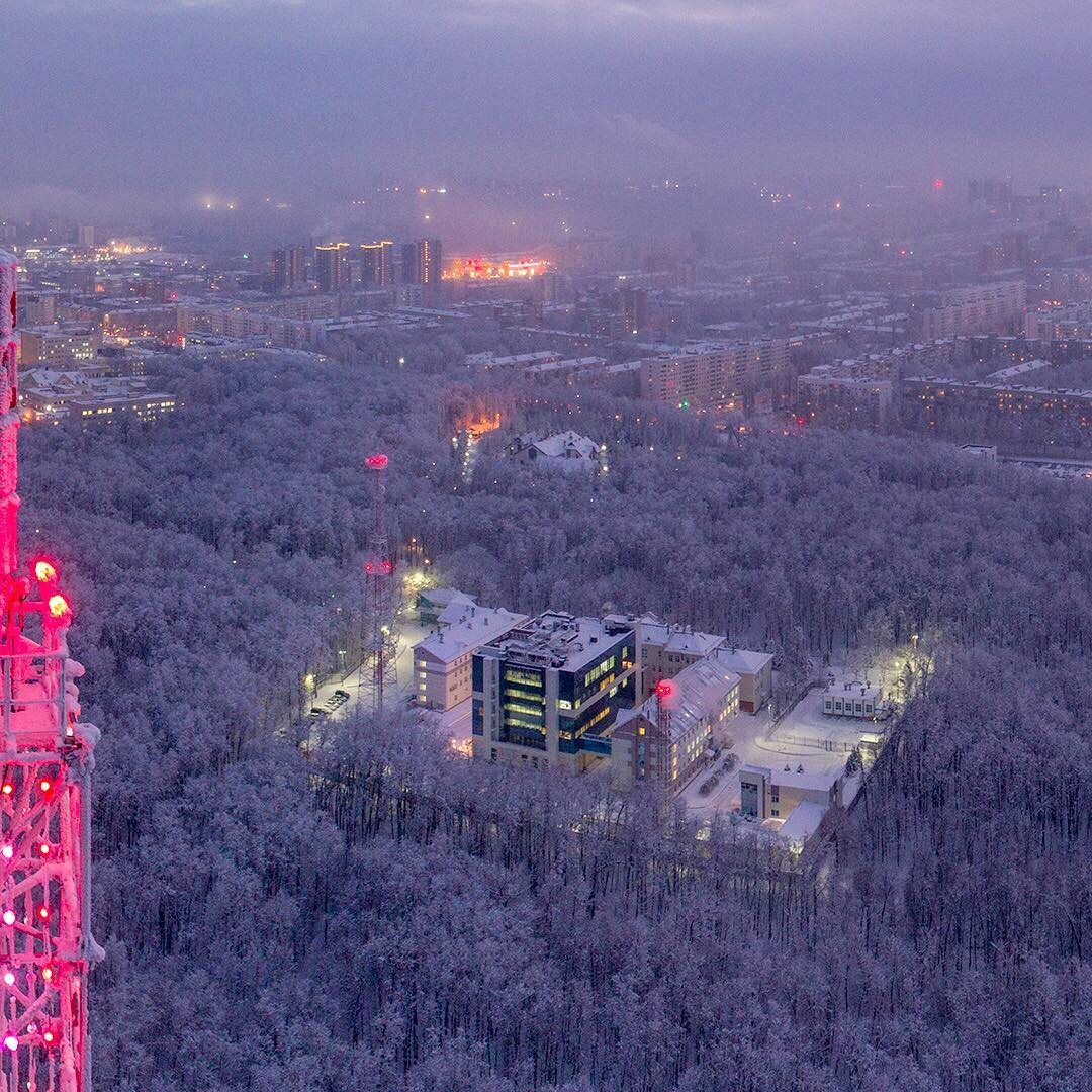 Вид на город Уфа, Фото @culteralseasons 