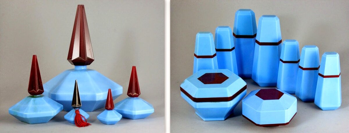 Так видоизменялись флаконы, слева новодел