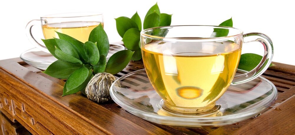 Заваренный зеленый чай