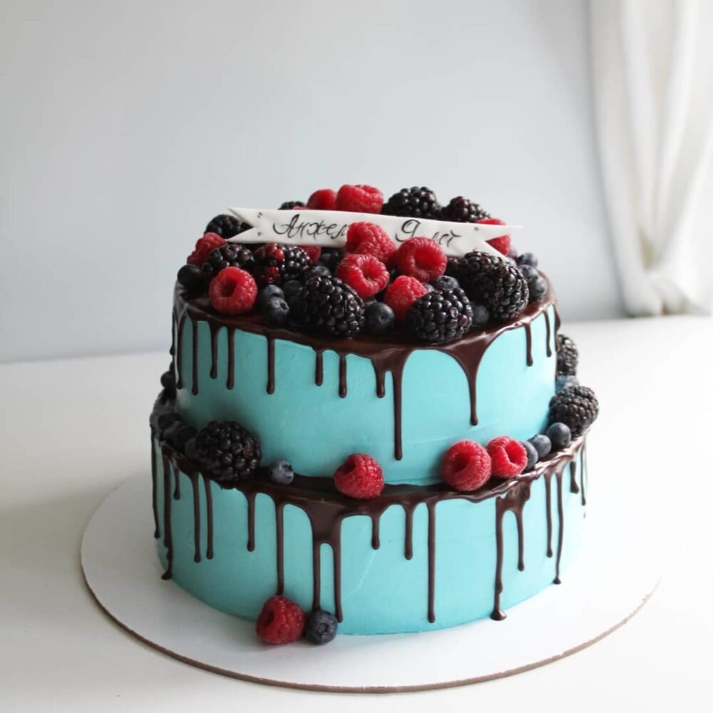 обалденный день рожденный тортик