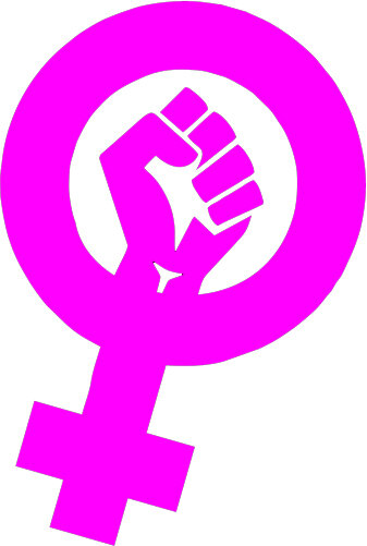 Кулак, отражённый в Зеркале Венеры - символ мирового феминизма. 