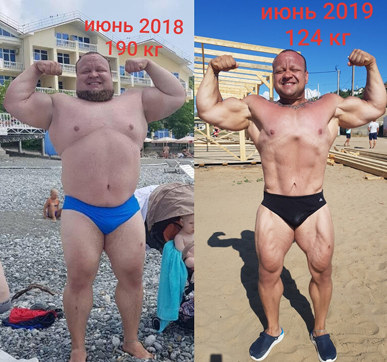 Спортсмен на массе
