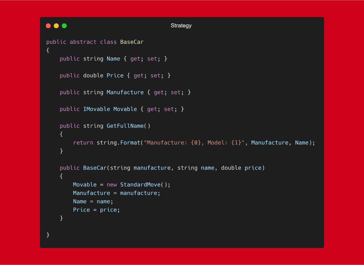 Паттерн Стратегия. Пример использования на C# | .Net Review | Дзен