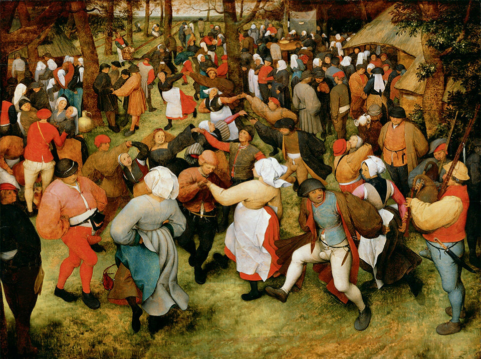 «Свадебный танец»
Изображение: Питер Брейгель Старший, 1566 г. / Wikimedia Commons