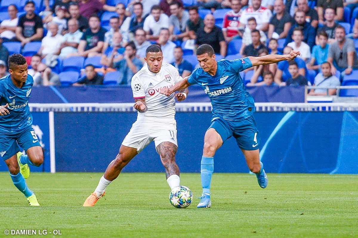 Лион - Зенит, кадр с матча