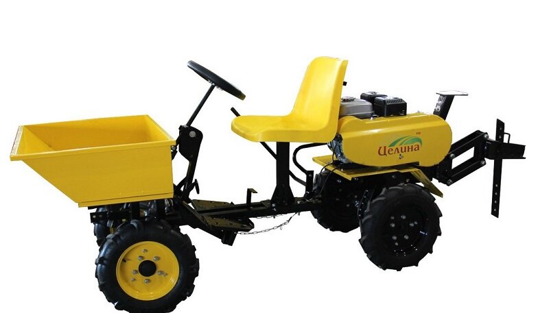 Мини-трактор на базе мотоблока "Целина"