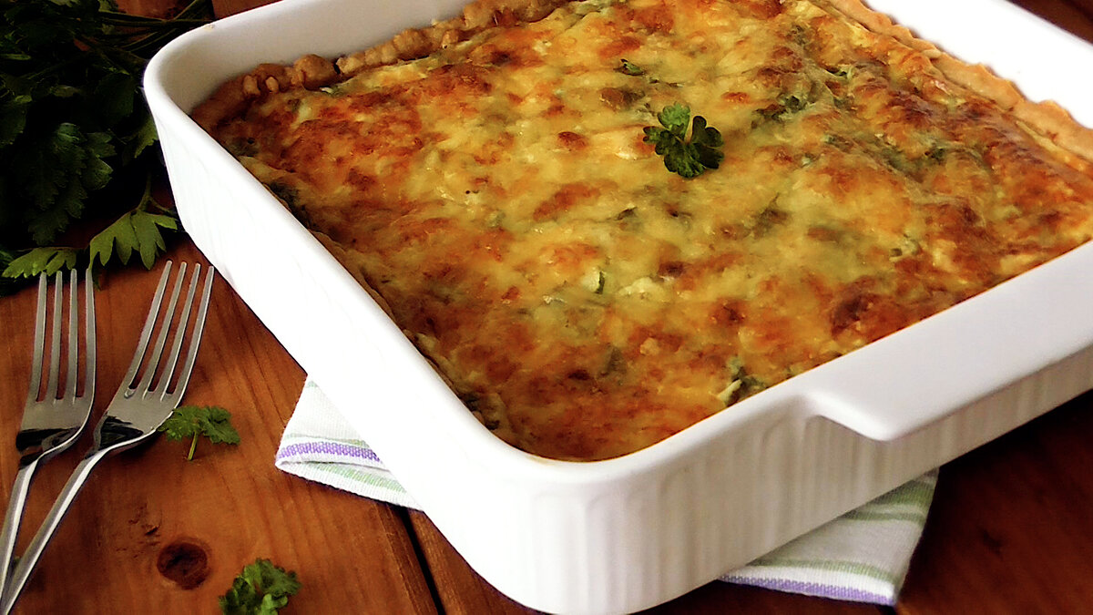 Рецепты киша с кабачками.