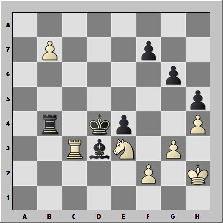 Задание №8. Белые начинают и выигрывают