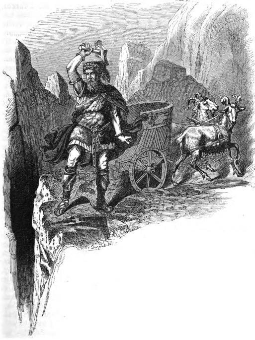 Тор и его козлиная колесница. Карл Эмиль Дёплер.