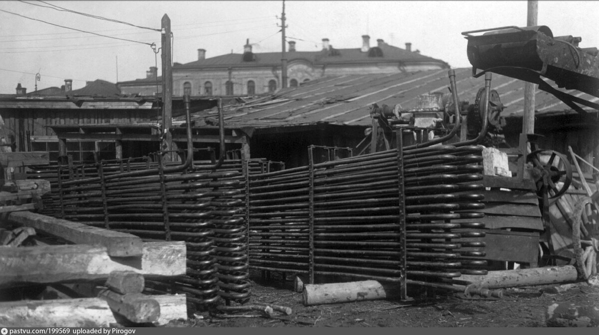 Строительство станции "Красные ворота", 1933.