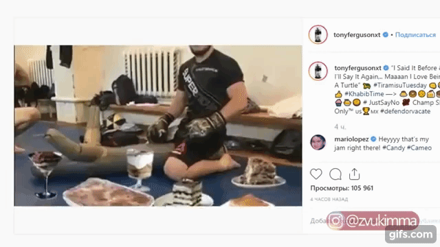 Хабиб усердно тренируется.